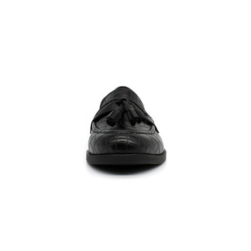 Mocasín Motitas Negro Croc 863067